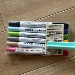 無印用品　おえかきぺん　美品ほぼ新品　陶磁器用　記名ありのサムネイル