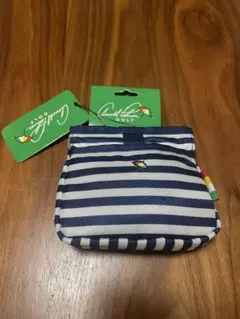 アーノルドパーマー 青 ポーチ アクセサリー ゴルフ ケース ラウンド ホルダー