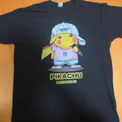 PIKACHU ポケットモンスター Tシャツ ブラック XL
