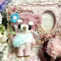 ☆編みぐるみ☆お出掛け豆柴ちゃん(´•ᴥ•`)❤☆。.:＊・゜