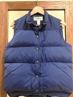 【美品　超希少USA製】80s L.L.Bean 白タグダウンベスト