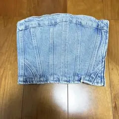 ZARA デニム ベアトップ