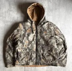 迷彩柄フード付きジャケット