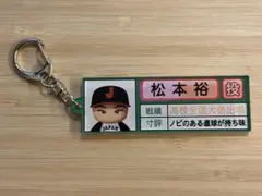 【パワプロ×侍ジャパン】松本裕樹 アクリルキーホルダー(栄冠ナインver.)