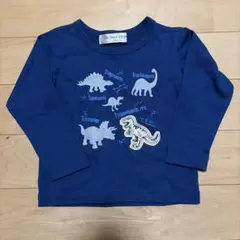 Un Deux Carjo 恐竜プリント 長袖カットソー 100 美品