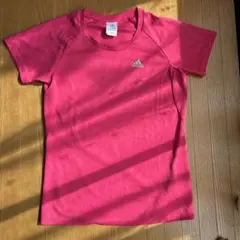 adidas ピンク 半袖Tシャツ Lサイズ