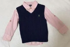 Polo Ralph Lauren ニットベストとGAPシャツセット
