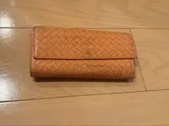 ボッテガべネタオレンジ 長財布