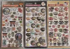 BONBON DROP シールセット　ラーメン　縁起物　古都巡り