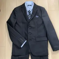 美品 160 男の子 卒業式 フォーマル スーツ セットアップ 5点 セット