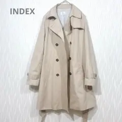 インデックス トレンチコート ベージュ Mサイズ ベルト付き