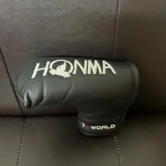 HONMA T//WORLD パター用ヘッドカバー ブラック