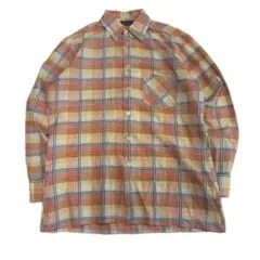 80-90s The Men’s Club / チェック柄 長袖シャツ メンズL