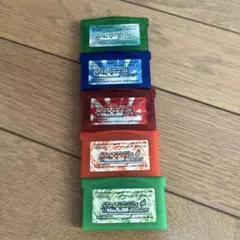 ポケモン　ゲームボーイアドバンスソフト 5本セット