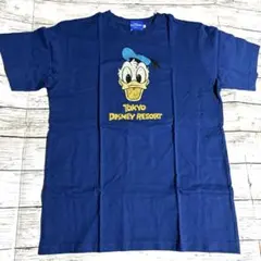 美品 ディズニーランド ドナルド Tシャツ Mサイズ ブルー