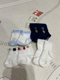 ベビー靴下 4足セット 新生児