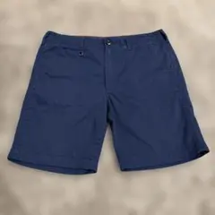 アーバンリサーチドアーズ　ネイビー　ショート丈パンツ フロントボタン付き