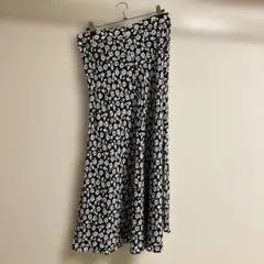 ZARA フラワープリント フレアスカート S