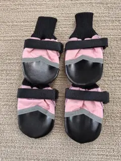 【新品】ドッグシューズ（ピンク）　大型犬サイズ