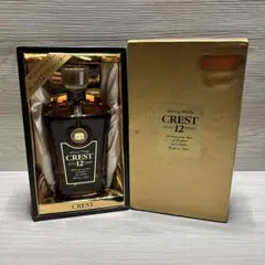 古酒 】未開栓 サントリー CREST クレスト12年 700ml ウイスキー