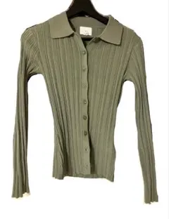 【H&M】リブニットカットソー