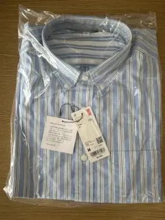 新品 ユニクロ JW ANDERSON オーバーサイズストライプシャツ 長袖 M