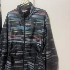 Puma ストライプ柄 ウィンドブレーカー