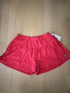 FILA レッド ストライプ ショートパンツ 新品