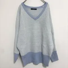 専用　AZUL by MOUSSY (F) ニット セーター Vネック