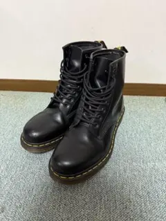 ドクターマーチン 1460 8ホールブーツ UK9 メンズ 黒 黄色