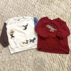 petit main トレーナー2点セット　90cm