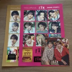 timelesz FAM オリジナルステッカーシート&アナザージャケット4種