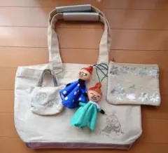 InRed特別付録　ムーミン リトルミイ＆ミムラねえさん 3点セット＆ぬいタオルのサムネイル