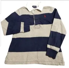 RALPH LAUREN　ラルフローレン　110cm　ラガーシャツ　ホース刺繍