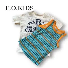 【新品　タグ付き】F.O.KIDS エフオーキッズ　Tシャツ ブルー系 110