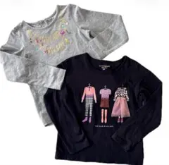 kate spade ガールズ　120cm 長袖　トップス　２枚セット　　ロンT