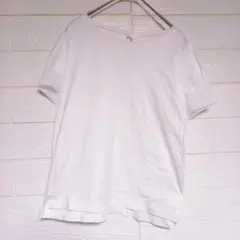 デッサン　シンプル白Tシャツ　半袖　カットソー　ワールド　サイズ1(S相当)のサムネイル