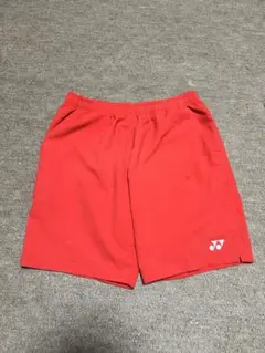yonex 赤　ハーフパンツ