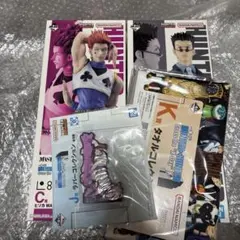 一番くじ HUNTER×HUNTER C賞 ヒソカ D賞 レオリオ 4点セット