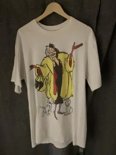 激レア 90s ディズニー 101匹わんちゃん クルエラ tシャツus