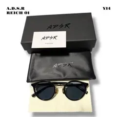 人気品！ A.D.S.R REICH 01 サングラス メガネ ブラック 黒