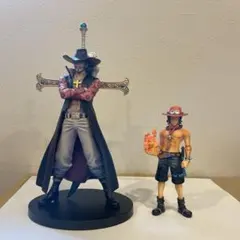 ONE PIECE ミホーク 火拳のエース フィギュア ワンピース プライズのサムネイル