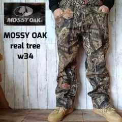 MOSSY OAK リアルツリーカモ パンツ W34 ブレイクアップ ストレッチ