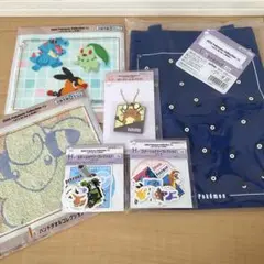 一番くじ ポケモン C賞バッグ&G賞ラバーチャーム＆H賞ステッカー＆I賞タオル