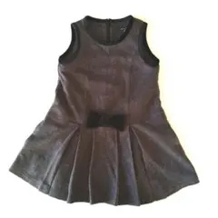 BeBe グレー ジャンパースカート 100