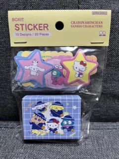 サンリオキャラクターズ クレヨンしんちゃん シール ステッカー シール