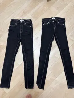 GYDA ブラック スキニーデニム