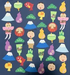 壁面飾りガーランドお正月