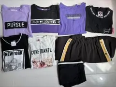 ★博様 専用★子供服 女子Tシャツ ロンT ズボン150〜160 まとめ売り8着