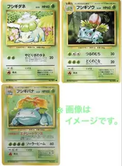 【GW半額セール】【旧裏】フシギバナ 進化ラインセット